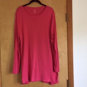 J Jill Pima Cotton Tunic Salmon XL